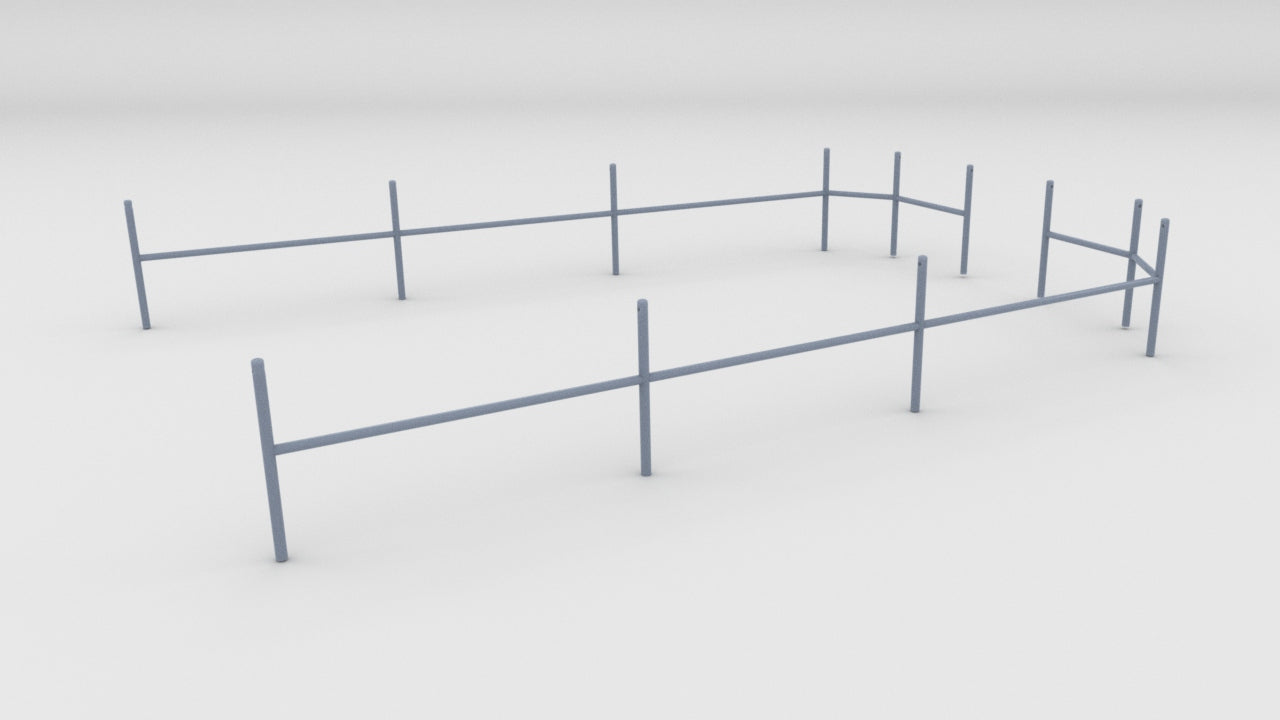1/16 USS PCF Hull Deck Railing Set 3dspro