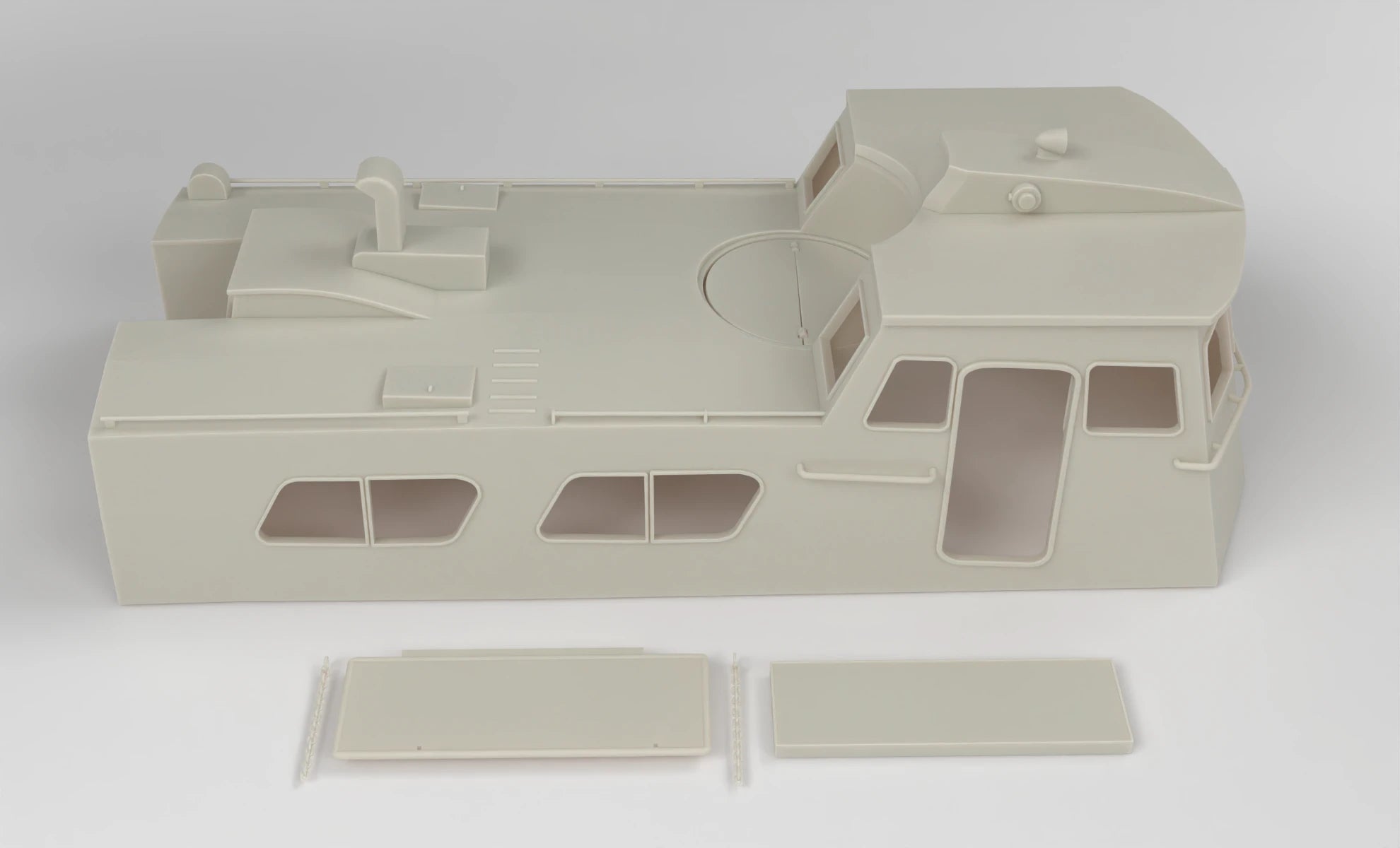 1/16 USS PCF Pilot House 3dspro