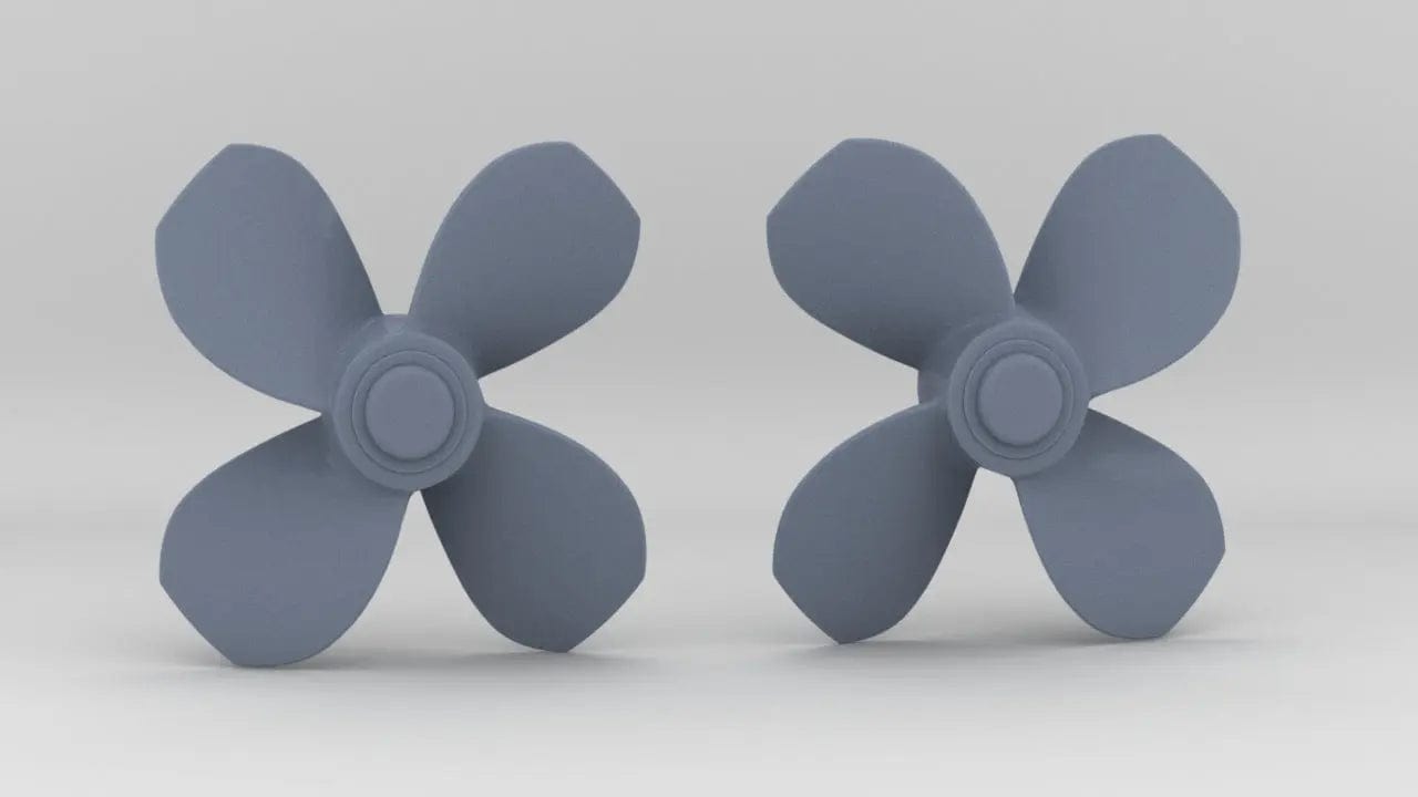 1/16 YTB Tugboat Props Set (2pcs) - distefan 3d print