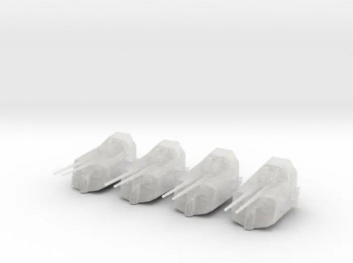 1/160 DKM Flak 10.5 cm SK C/37 set 4pcs - distefan 3d print