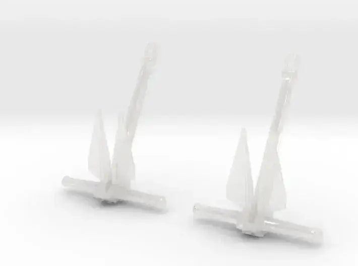 1/160 USN anchor danforth 750kg set - distefan 3d print