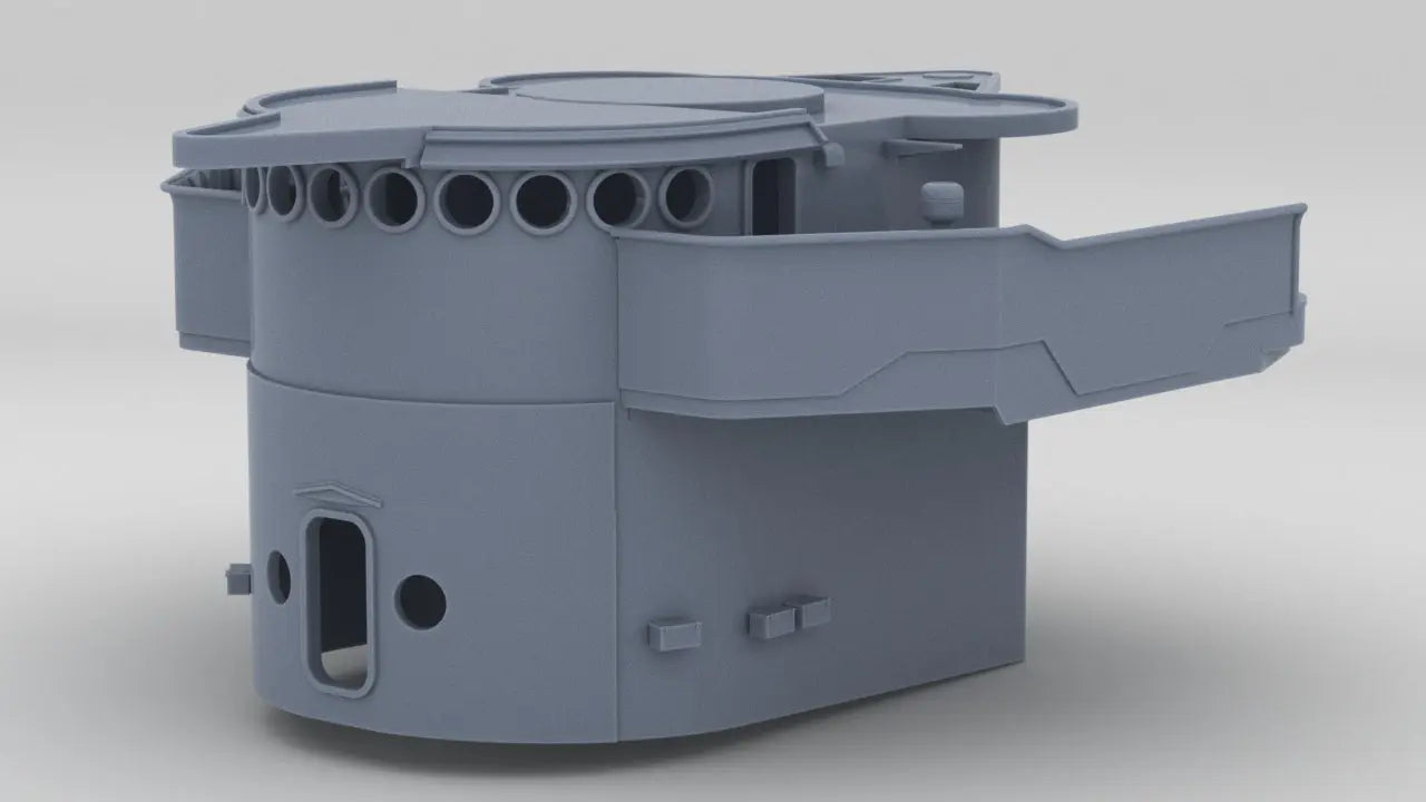 1/160 USS Fletcher Round-Bridge Resin3Dinteractive