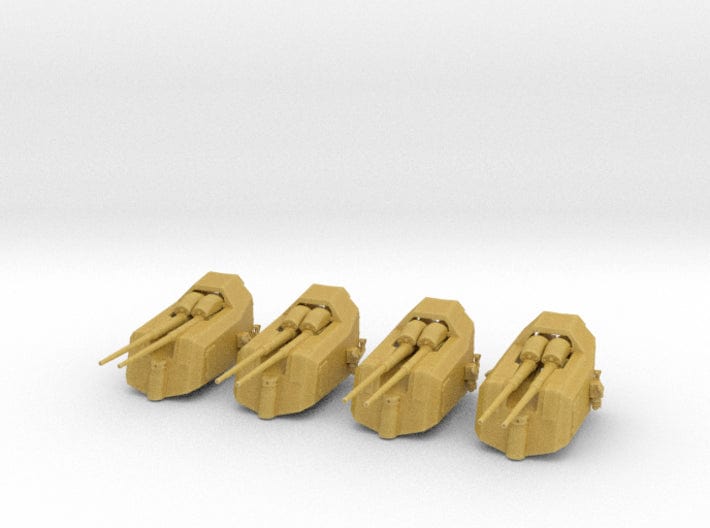 1/160 DKM Flak 10.5 cm SK C/37 set 4pcs - distefan 3d print