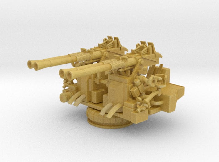 1/160 USN 40mm quad Bofors mount - distefan 3d print