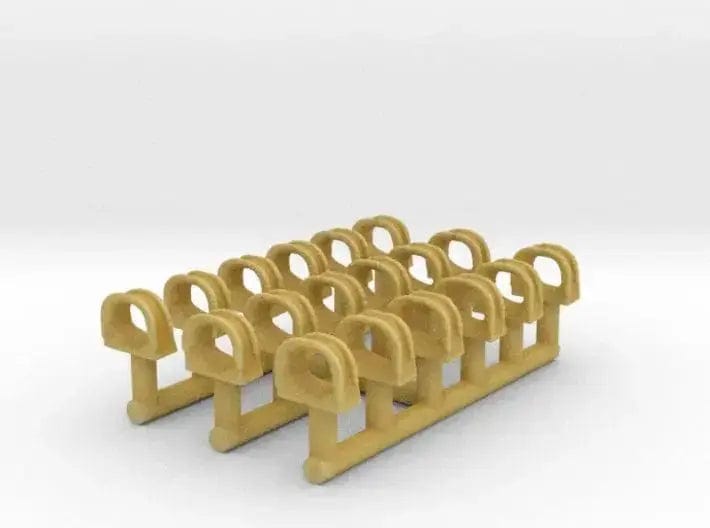 1/160 USN fairlead towing chock set 18pcs - distefan 3d print