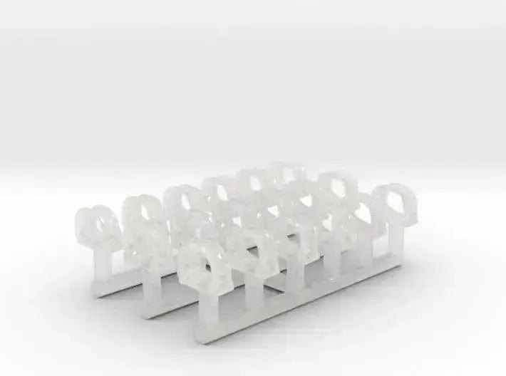 1/160 USN fairlead towing chock set 18pcs - distefan 3d print