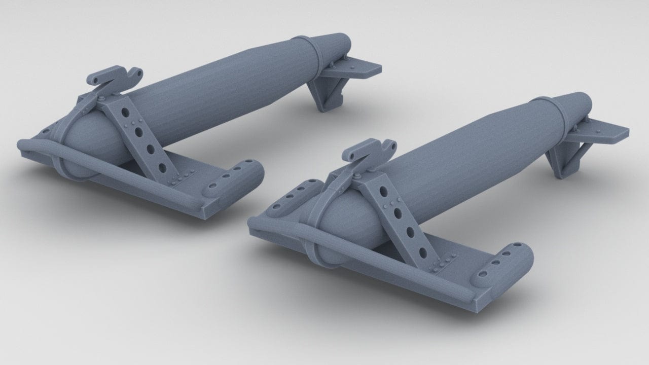 1/160 USN Paravane Set (2pcs) - distefan 3d print