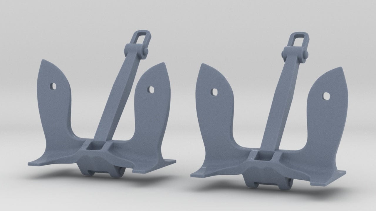 1/160 USN Stockless (6.000 lb.) Set (2pcs) - distefan 3d print