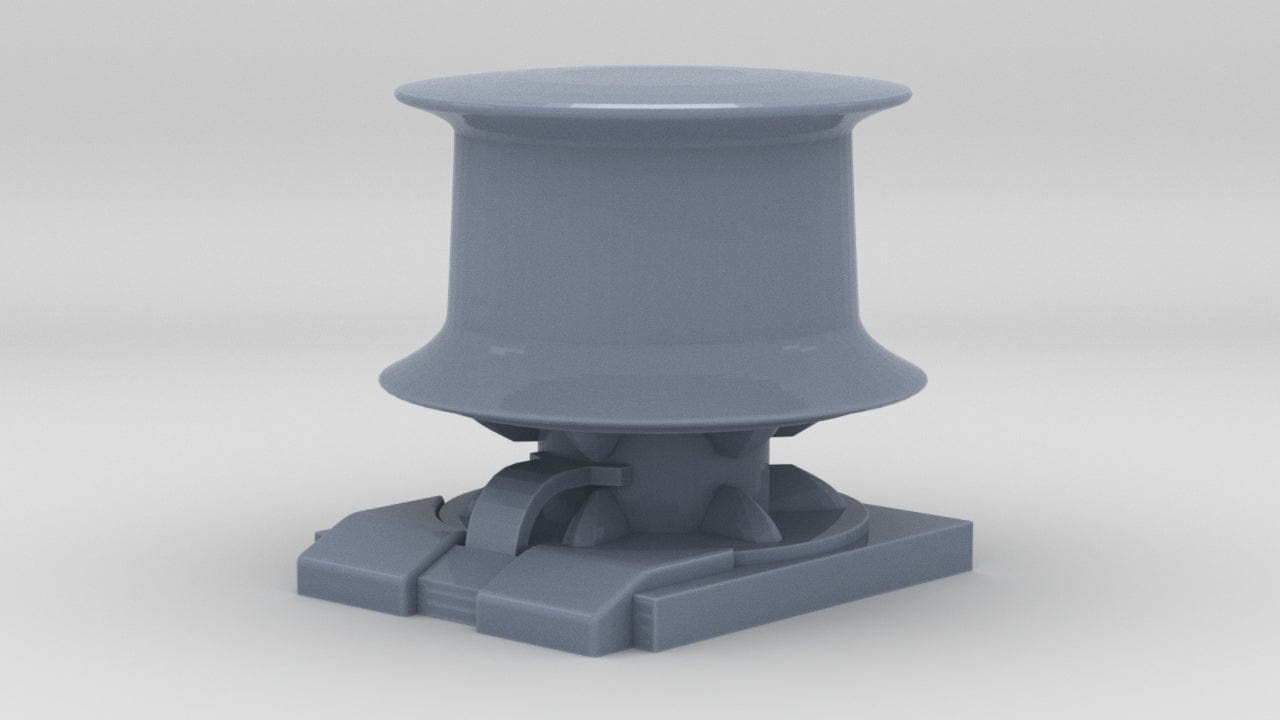 1/164 USN Destroyer Anchor Chain Winch Foredeck - distefan 3d print