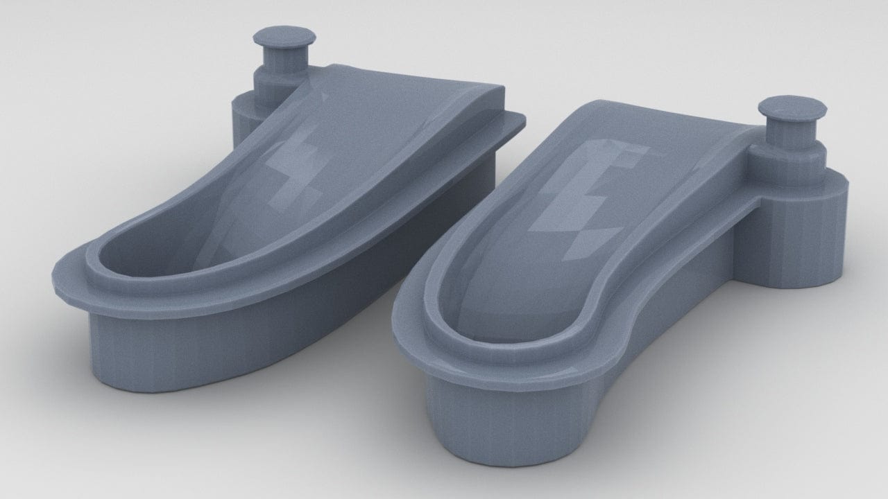 1/164 USN Destroyer Windlass Foredeck Set (2pcs) - distefan 3d print