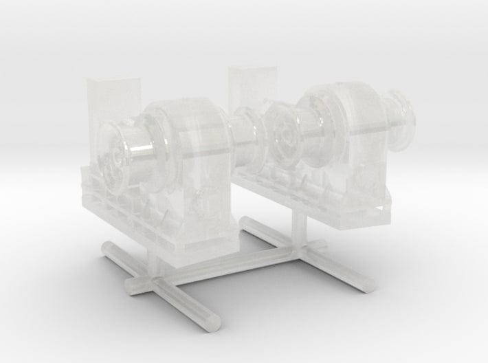 1/164 USN Boat Winches - distefan 3d print