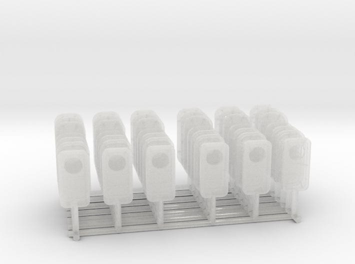 1/164 USN watertight doors without handles set - distefan 3d print