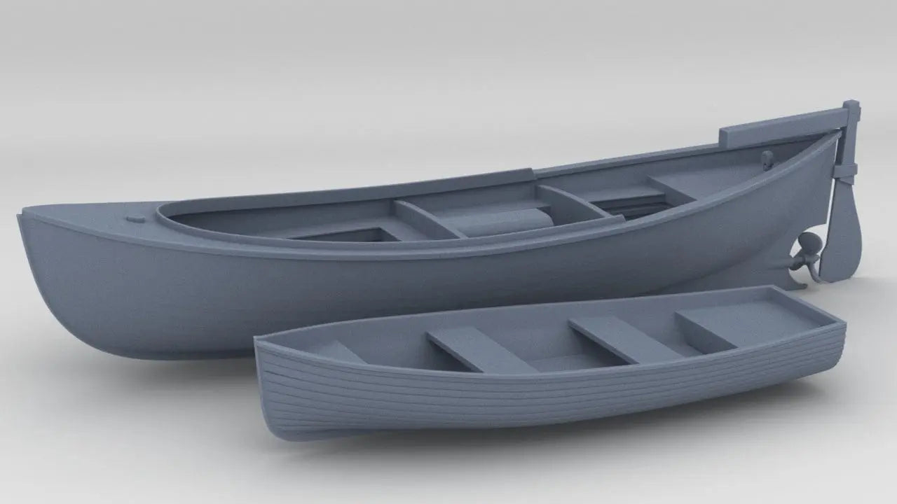 1/172 USN 26-Foot Motor Whaleboat & Dinghy Set - distefan 3d print