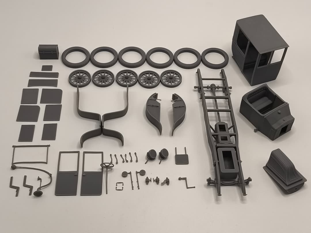 1/18 1912 Renault Type CB Coupe DeVille Kit - distefan 3d print