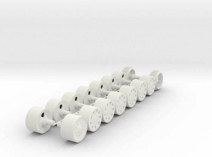 1/18 Hydra Uber Tank - Wheels Set - distefan 3d print