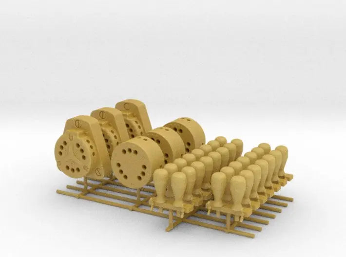 1/18 USN terminal head set 21pcs - distefan 3d print