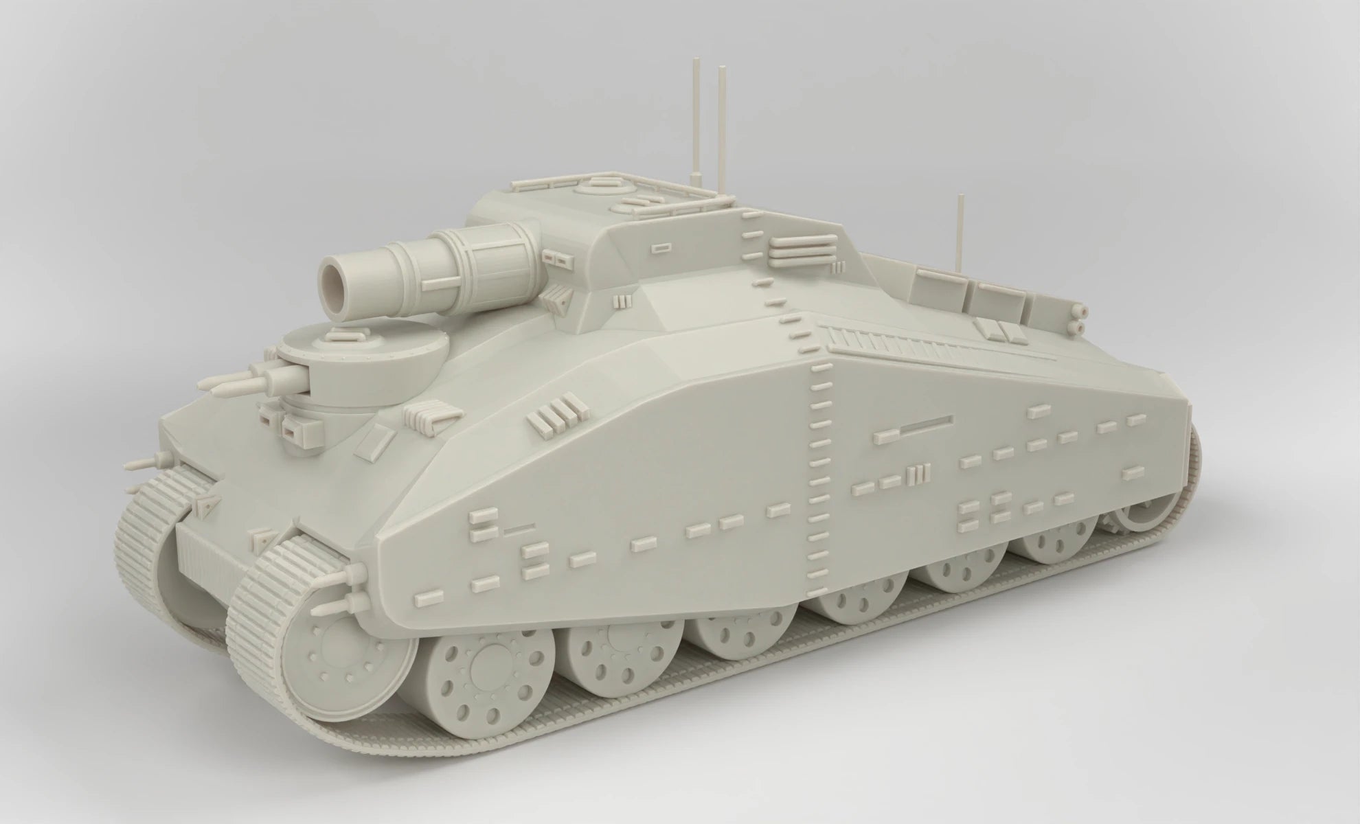 1/18 Sci-Fi Uber Tank Model Kit 3dspro