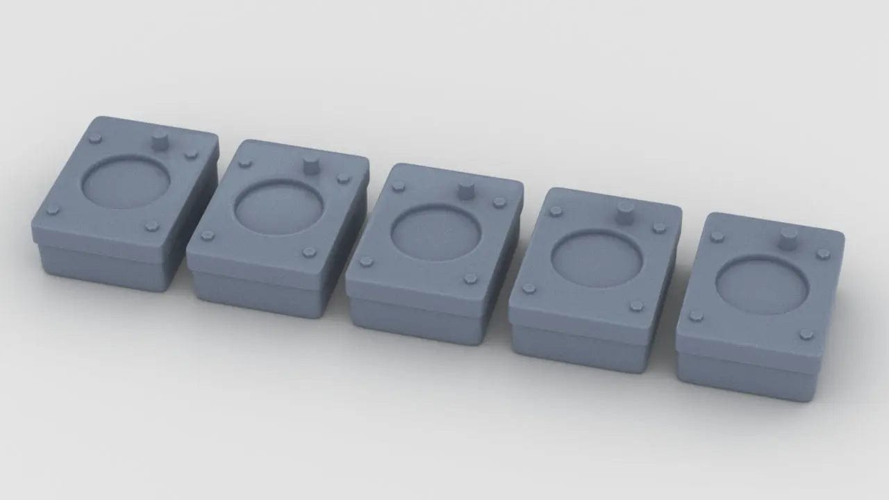 1/18 USN Gauges Lv1 Set (5pcs) - distefan 3d print