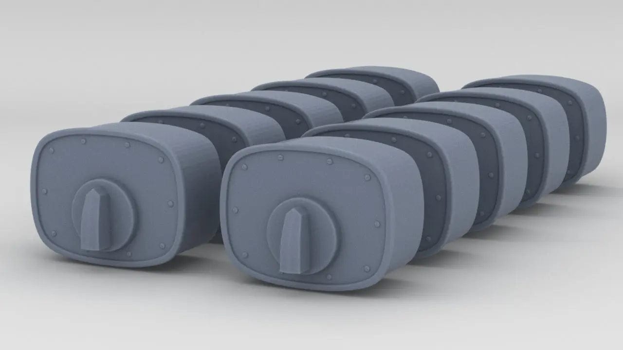 1/18 USN Wall Switch C Set (10pcs) - distefan 3d print