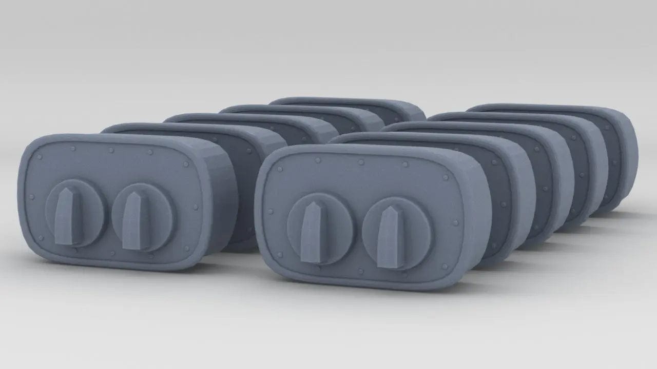1/18 USN Wall Switch E Set (10pcs) - distefan 3d print