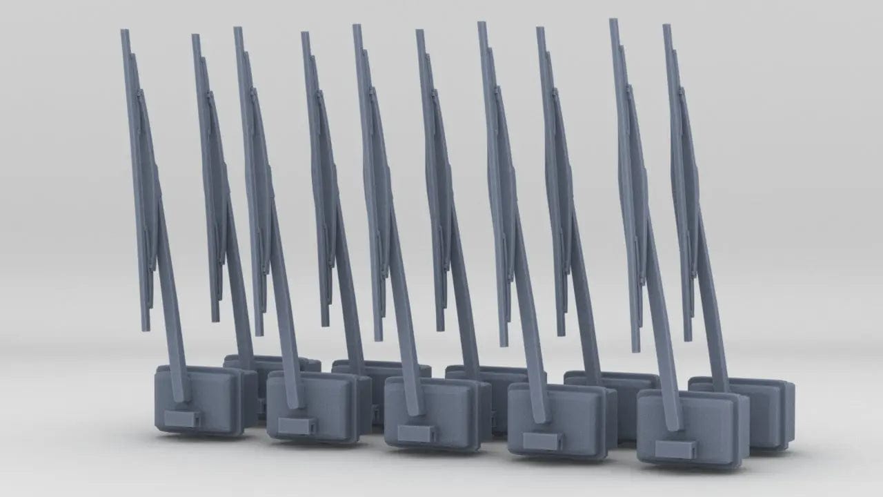 1/18 USN Windshield Wiper Set (10pcs) - distefan 3d print
