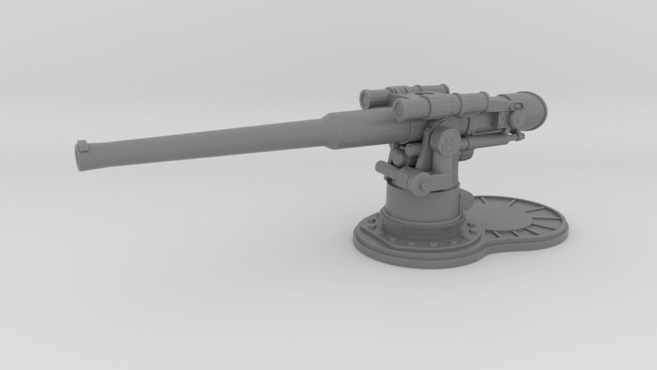 1/180 USN 4-inch 50 (10.2 cm) Gun Deck - distefan 3d print