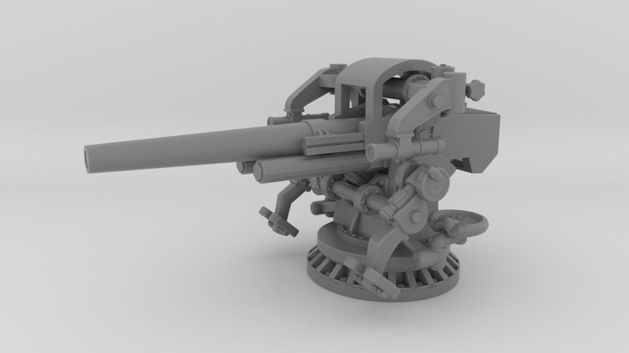 1/180 USN 5-inch 25 Deck Gun Mk40 - distefan 3d print