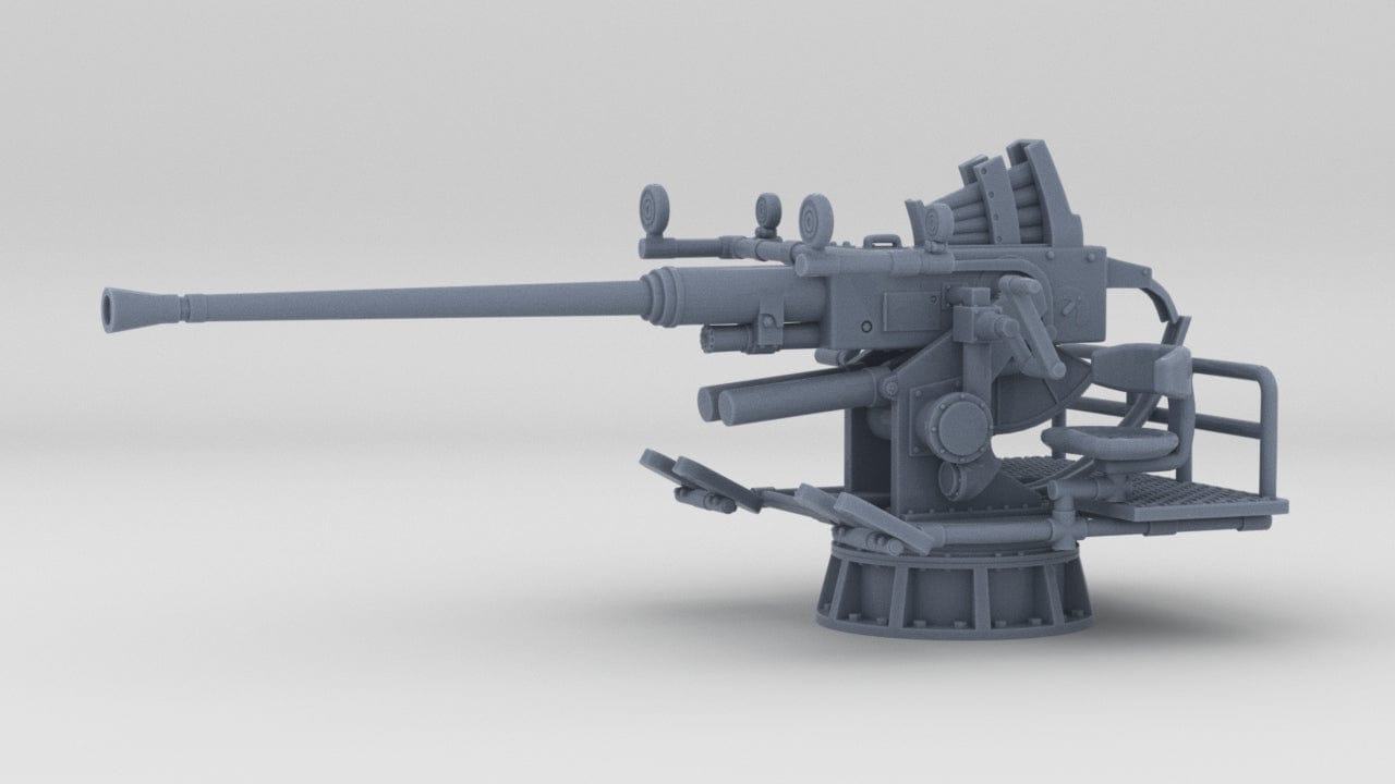 1/180 USN Single 40mm Bofors - distefan 3d print