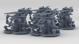 1/192 DKM 3.7cm SK C/30 Twin Gun Set (4pcs)