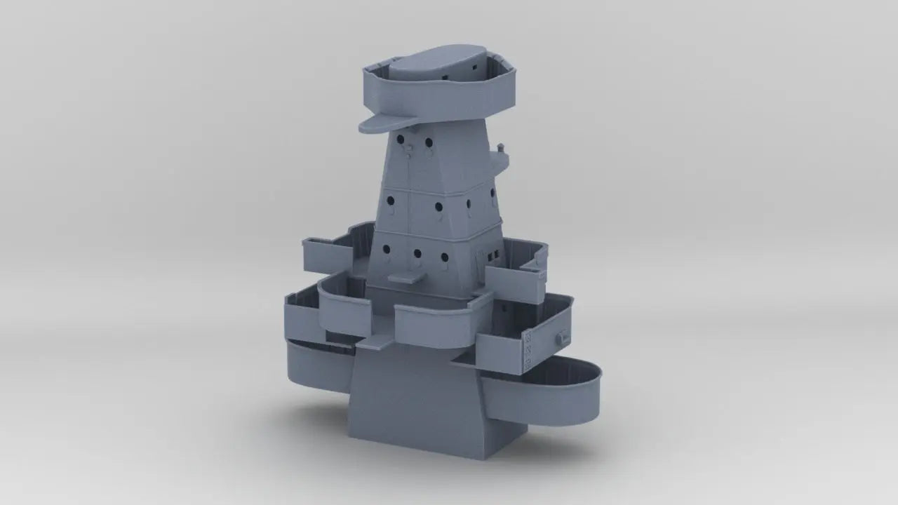 1/192 DKM Graf Spee Command Tower - distefan 3d print
