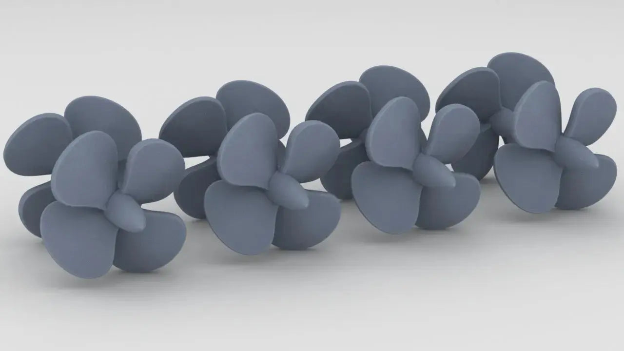 1/192 US Destroyers 4-Bladed Propellers Set (8pcs) Resin3Dinteractive
