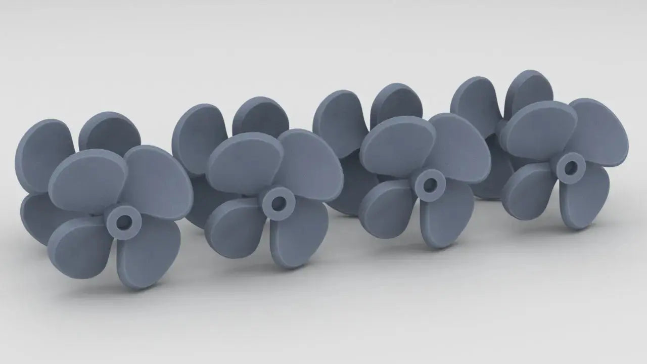 1/192 US Destroyers 4-Bladed Propellers Set (8pcs) Resin3Dinteractive