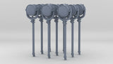1/192 USN 12-inch Searchlight v1 Set (9pcs)