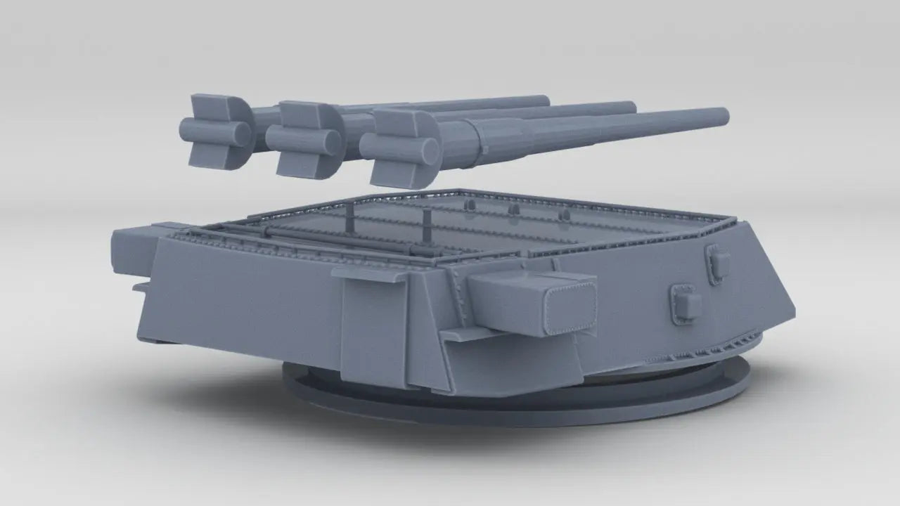 1/192 USN 16in/45 (40,6 cm) Mark 6 Turret 1 - distefan 3d print