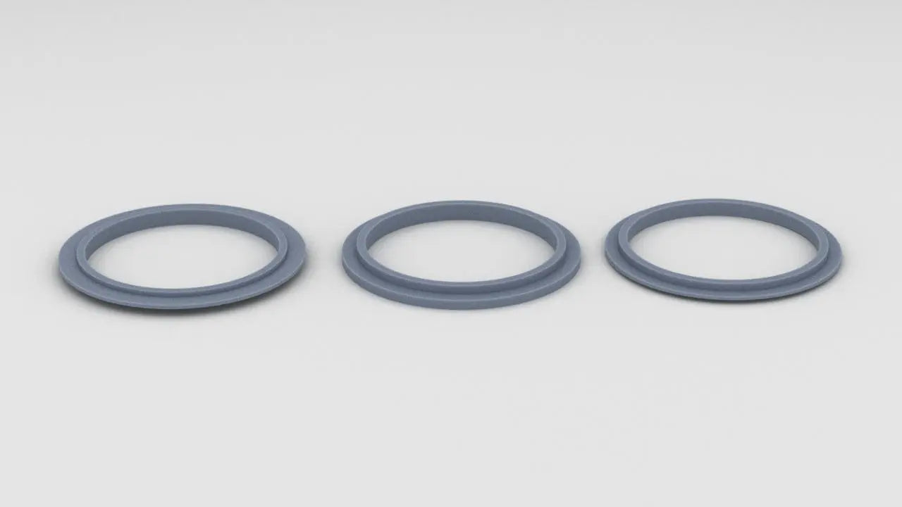 1/192 USN 16in/45 (40,6 cm) Mark 6 Turret Barbette Set (3pcs) - distefan 3d print