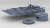 1/192 USN 21in Quintuple Torpedo Mount w/ Blast