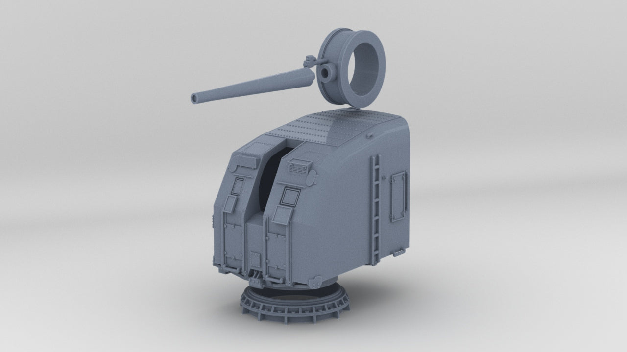 1/192 USN 5"/38 cal. Gun Mounts Hard Set - distefan 3d print