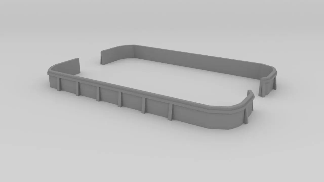 1/192 USS Missouri (BB-63) Amidships 20mm Tubs Set Resin3Dinteractive