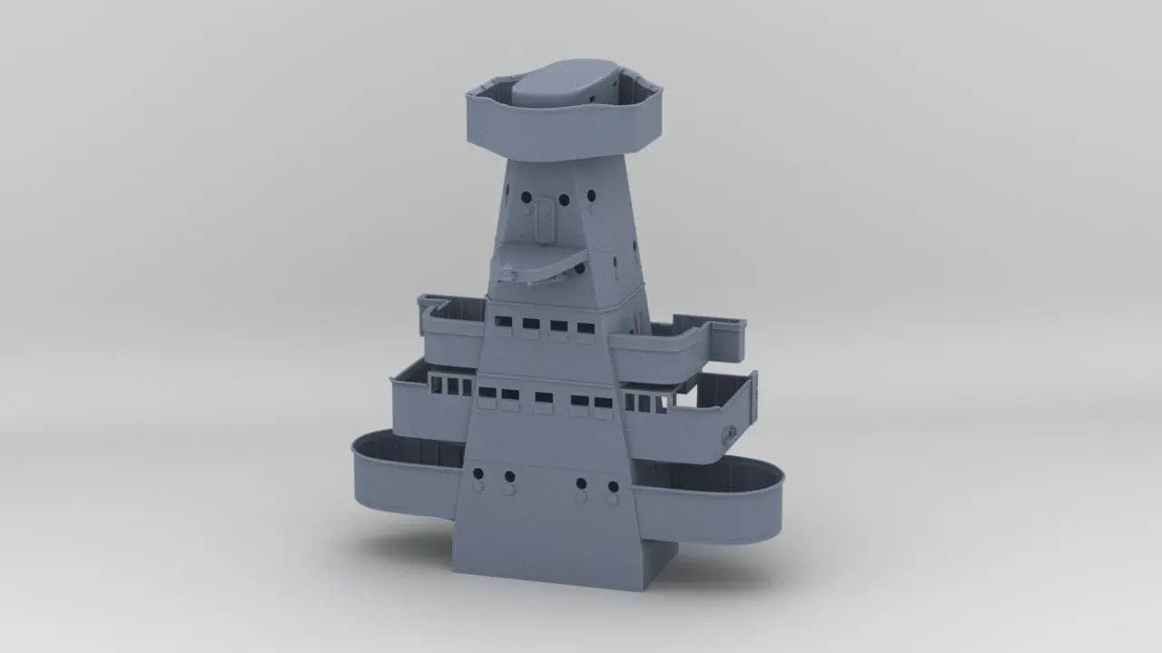 1/192 DKM Graf Spee Command Tower - distefan 3d print