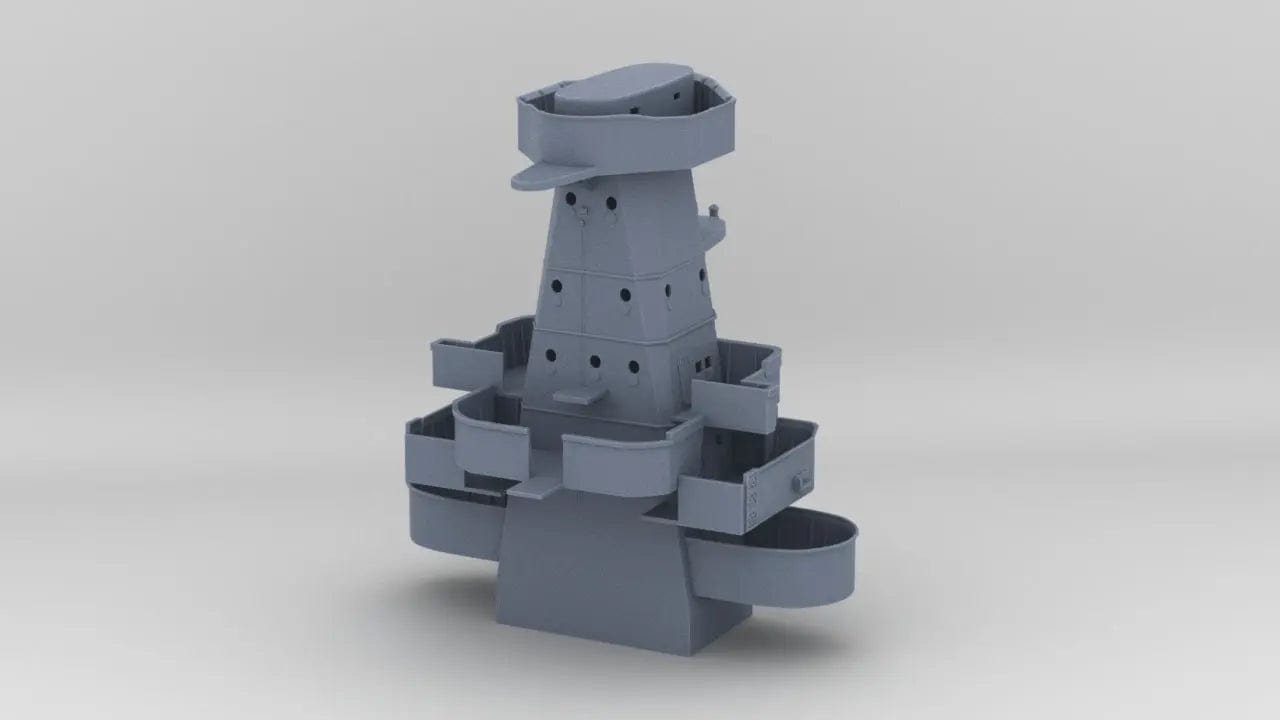 1/192 DKM Graf Spee Command Tower - distefan 3d print