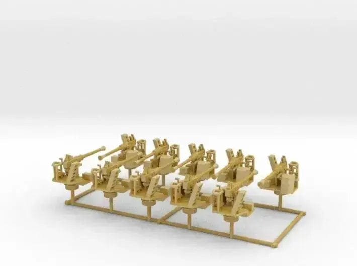 1/192 RN single 40mm Bofors AA mount set 10pcs - distefan 3d print