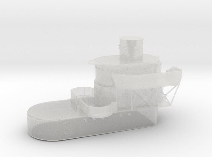 1/192 superstructure for USS Sims destroyer - distefan 3d print