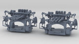 1/192 USN 1.1-inch 75 (28 mm) Quad Mount Gun Set (2pcs)