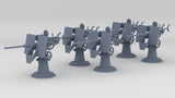 1/192 USN 20mm Oerlikon Mk4 w/ Air Power Shield Set (5pcs)
