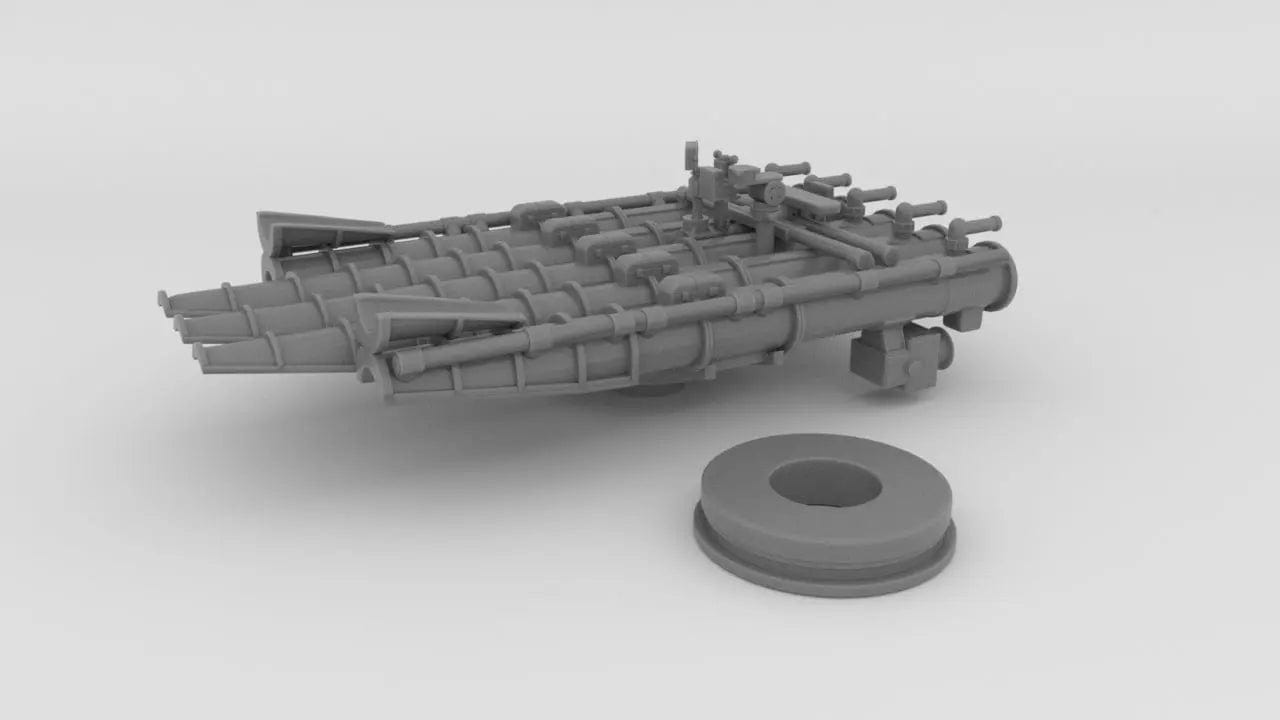 1/192 USN 21in Quintuple Torpedo Mount v2 - distefan 3d print