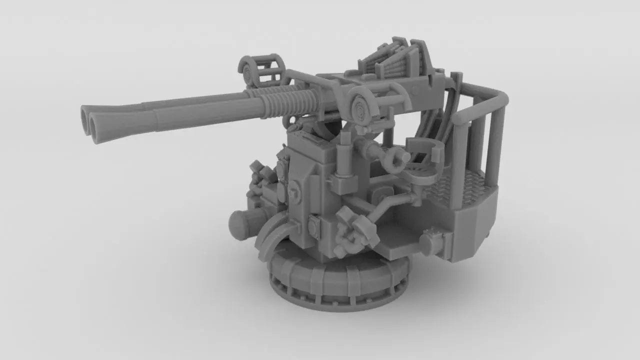 1/192 USN 40mm Bofors Twin Mount - distefan 3d print