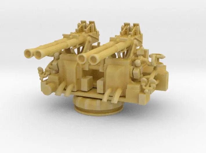 1/192 USN 40mm quad Bofors mount - distefan 3d print