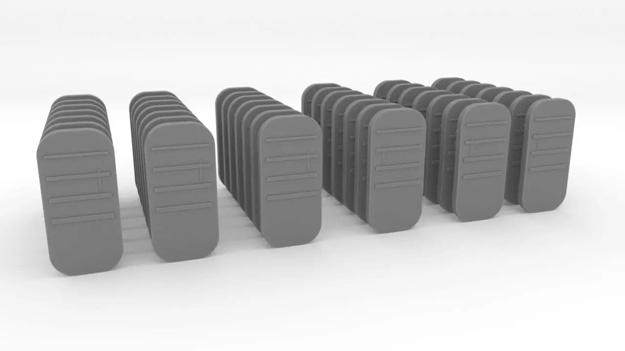 1/192 USN Watertight Doors w. Handles Set 42pcs - distefan 3d print