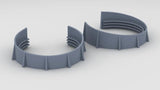 1/192 USS BB59 Aft 40mm Tub Set (2pcs)