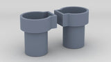 1/192 USS BB59 Aft Mk57 Tubs Set (2pcs)
